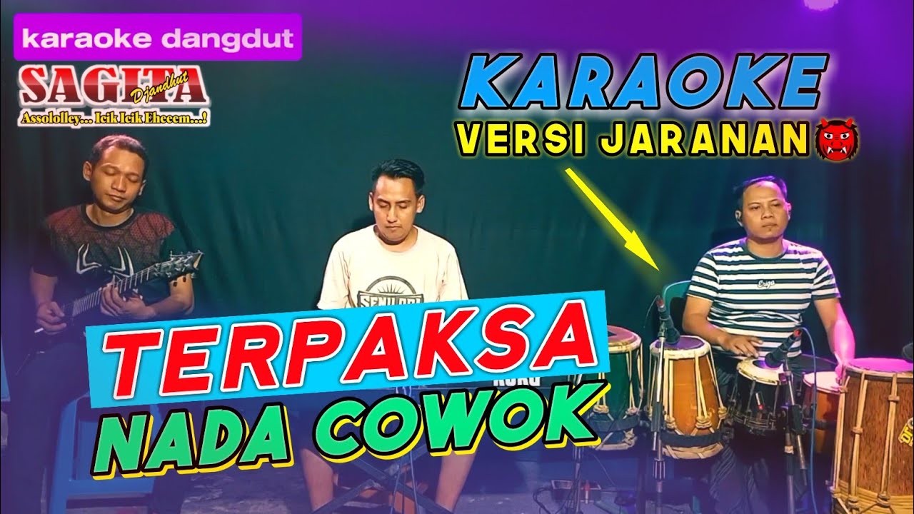 TERPAKSA - rhoma irama karaoke nada cowok