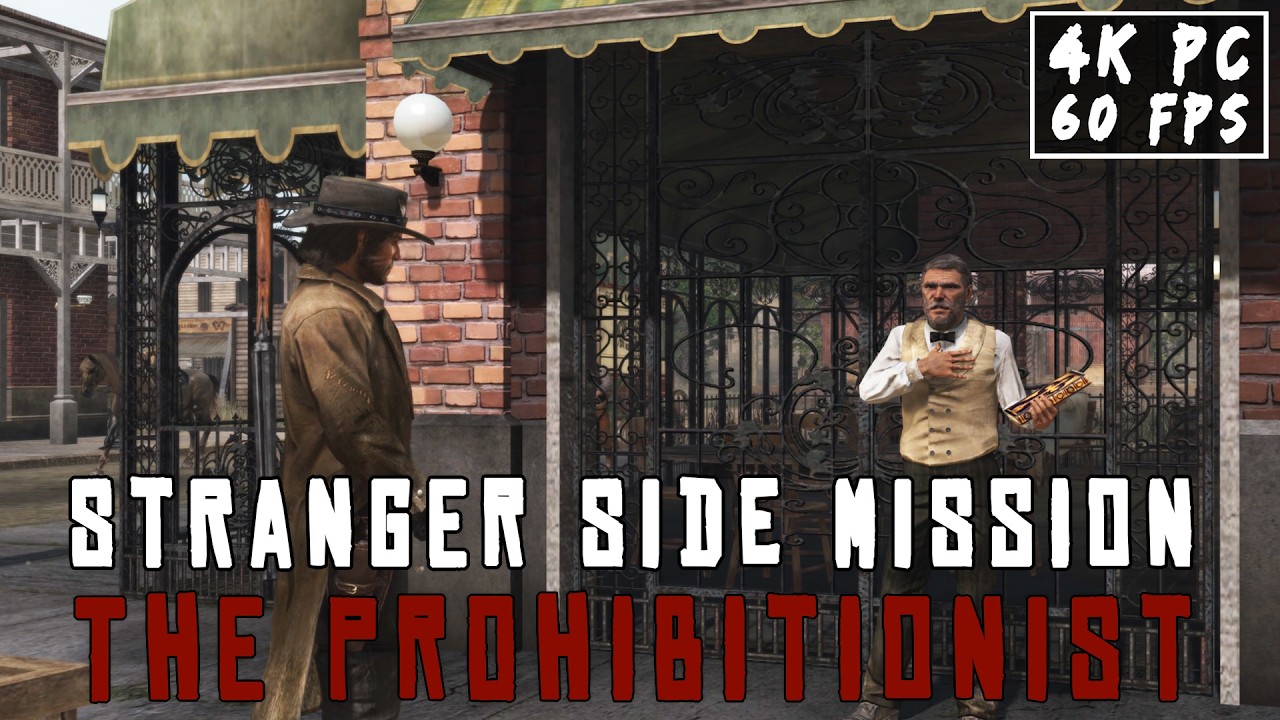 Red Dead Redemption 1 - Stranger Side Mission - The Prohibitionist ...