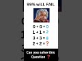 can you solve this ? #maths #onlygeniuscananswer #mathexam #onlyageniuscansolvethis #puzzle #iqtest