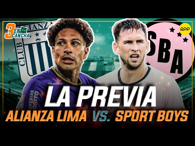 #ENVIVO🔴ALIANZA LIMA VS. SPORT BOYS: ¡SOLO SIRVE GANAR!  #3ENCANCHA