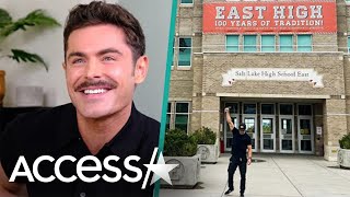 Zac Efron Returns To School Where He Filmed 'High School Musical': 'Don't You… Forget About Me'
