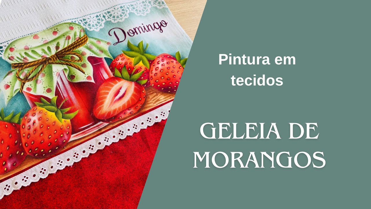 Como pintar geleia de morangos / APOSTILA GELEIAS DE FRUTAS-aula 07