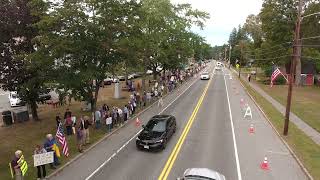 A Bird's Eye View of the Chester  'Workers over Billionaires'  Protest