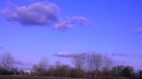 Hawkfighter 4 RC Plane Nose Crash