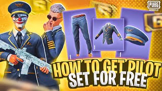 Omg Get Free Pilot Set In Pubg Mobile How To Get Pilot In Pubg Mobile Pilot Set For Free