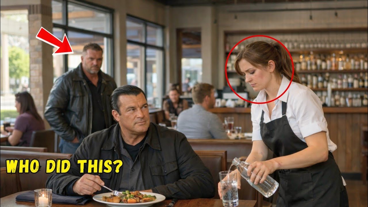 Who Did This? Steven Seagal Noticed the Waitress’s Bruises & What He Did Next Shocked Everyone......