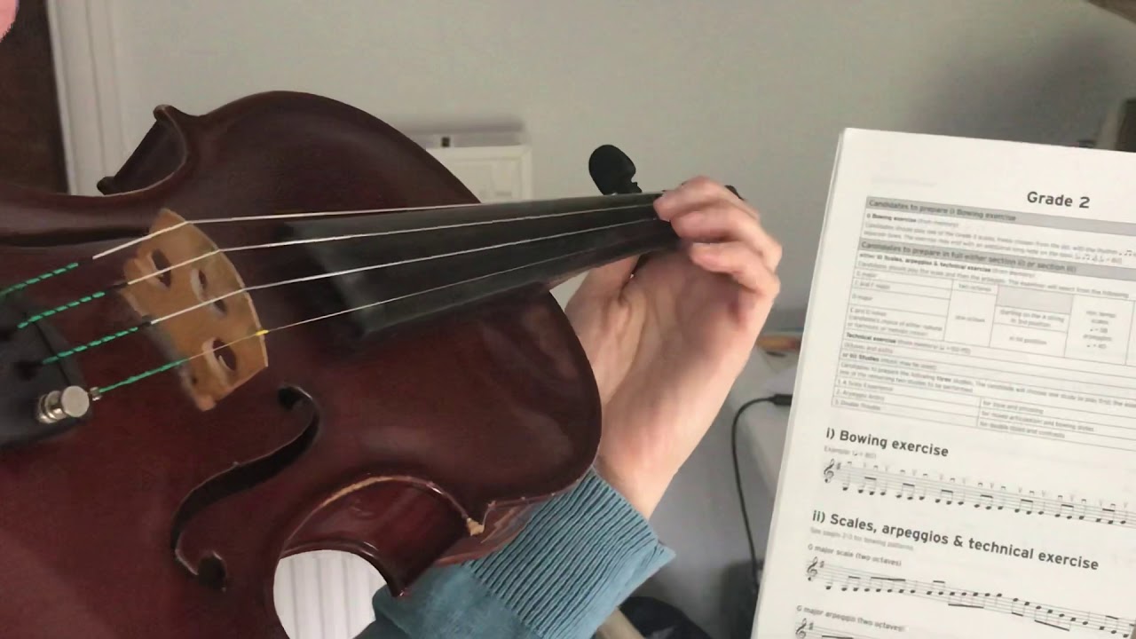 Trinity Grade 2 Violin Scales and Arpeggios YouTube