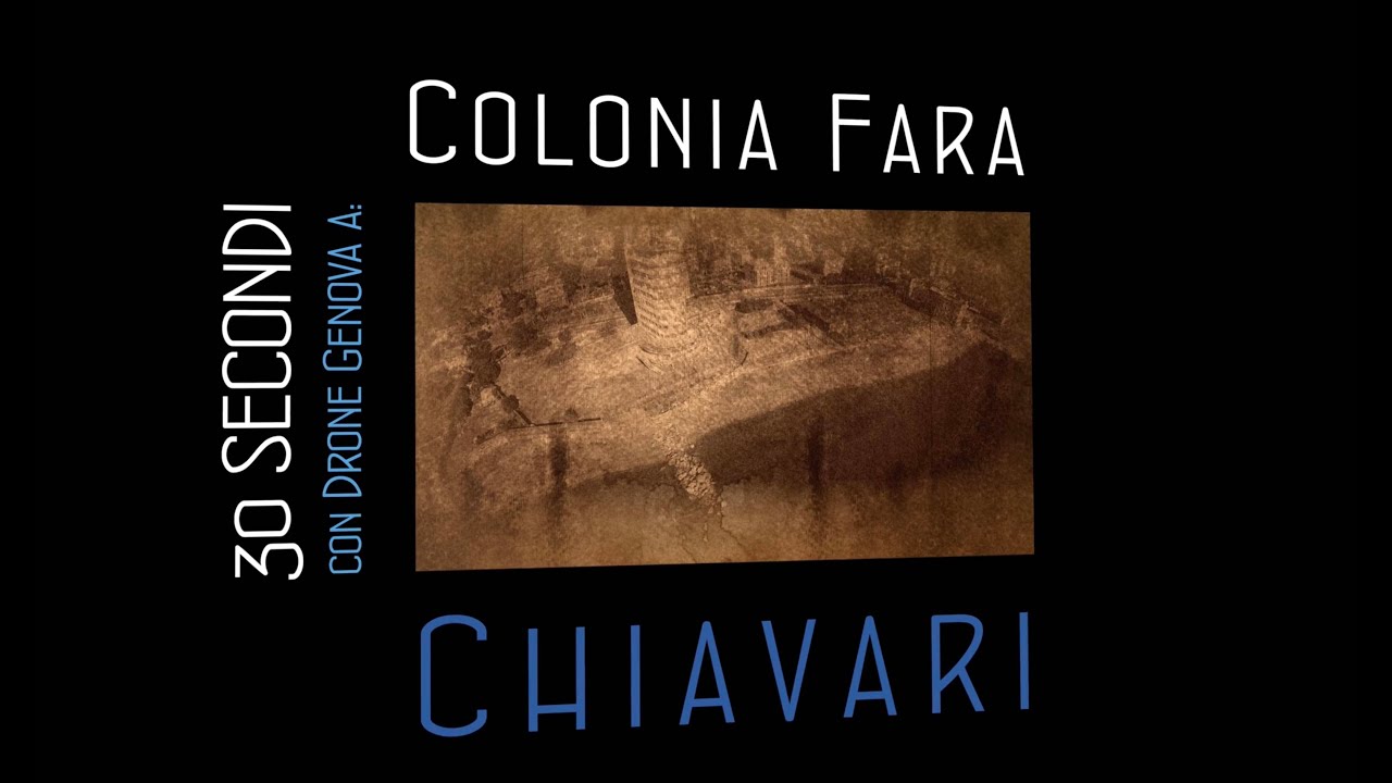 30 secondi in 4K con Drone Genova | Colonia Fara - Chiavari - YouTube