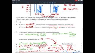 11.2B Video AP Stats (Chi-Square Test for Independence)