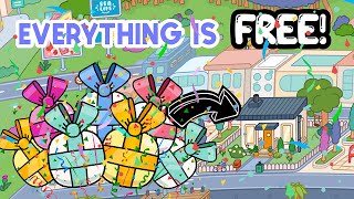 EVERYTHING FREE Starter Small HOUSE NEW UPDATE FREE GIFT 🎁 TOCA BOCA House Ideas | Toca Life World