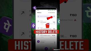 phonepe history kaise delete kare 2026 | phonepe history delete #phonepe #masoomx #shorts