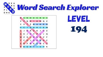 Word Search Explorer Level 194 Answer 🔍 | Step-by-Step Guide | Go Answer