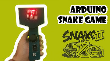 Arduino ile Yılan Oyunu Yapımı - 3D Printed & Arduino - How To Make