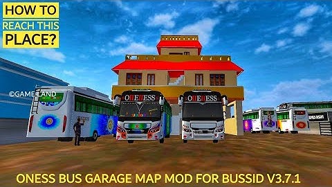 Oneness bus  garage mod for bus simulator Indonesia _bussid bus mod