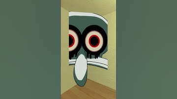 Squidward nextbot chasing me in liminal hotel Gmod #garrysmod #nextbots #gmod #gmodnextbots #shorts