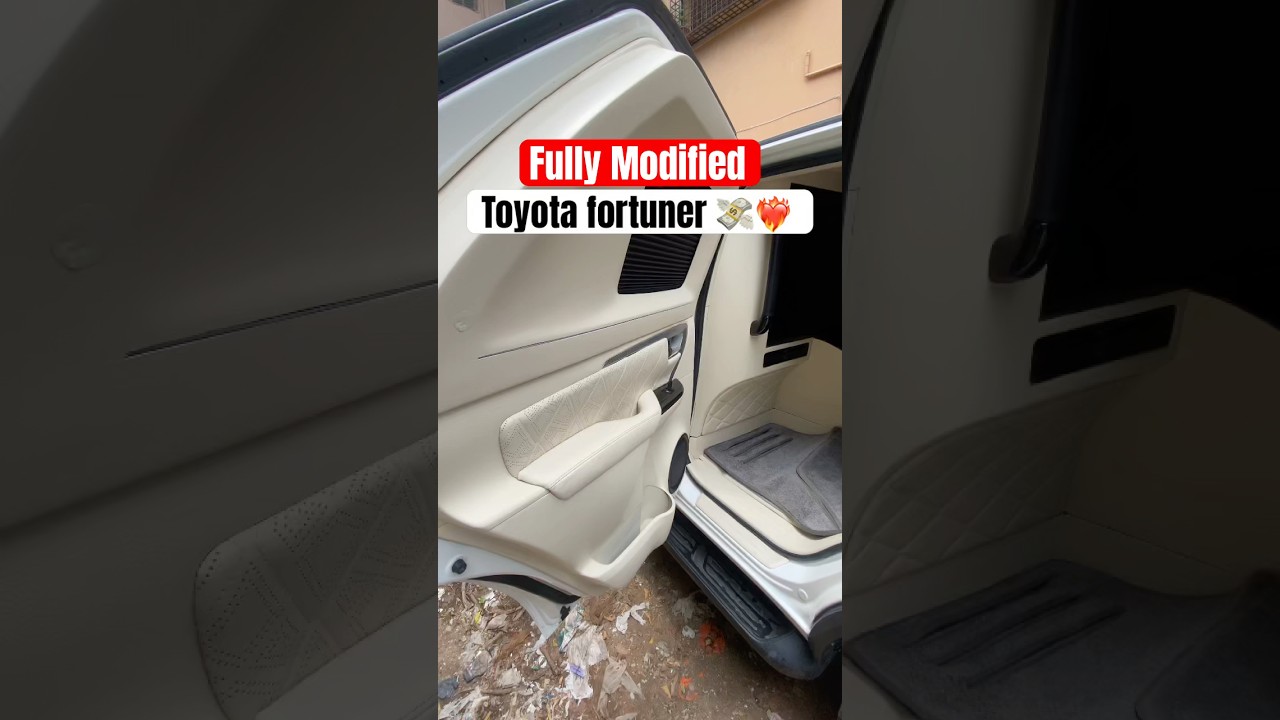 Fully modified Toyota Fortuner Interior ✅ Check Out 