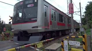 東急東横線5050系5176F菊名4号踏切通過