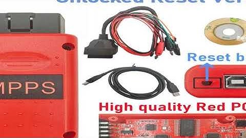 MPPS V21 Unlocked Infinite Reset High Quality Version Full Chip with Breakout Tricore Cable OBD