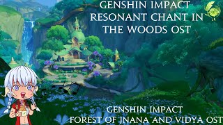 Download Lagu Genshin Impact: Forest of Jnana and Vidya OST - Resonant Chant in the Woods 1 Hour Loop MP3