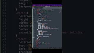 Space-X Moving Around The 🌍 HTML CSS