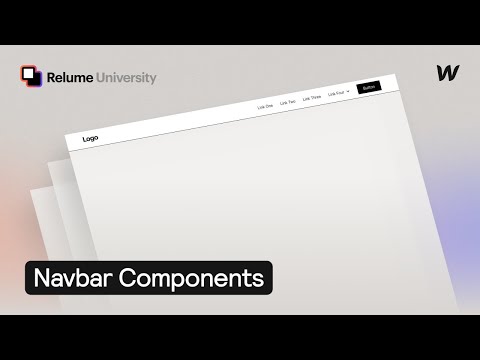 Webflow Navbar Tutorial | Relume Library