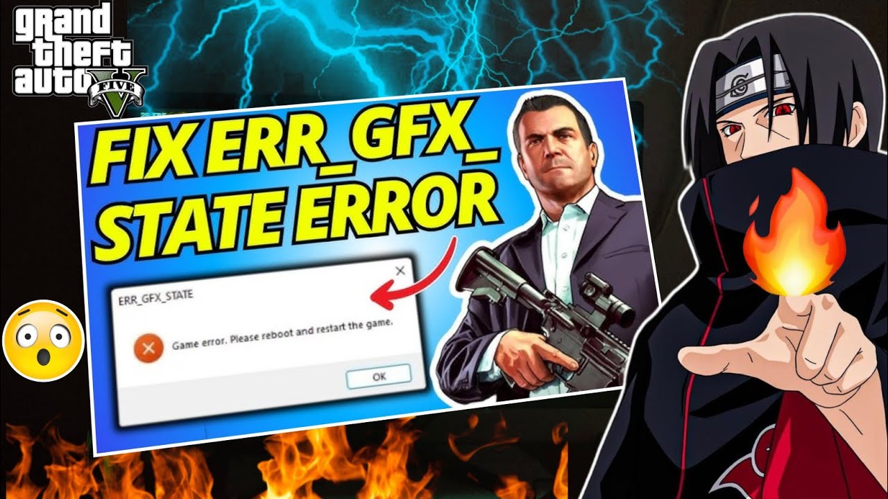 GTA 5 GFX Error FIX Game Crash Problem Solved Permanently YouTube 