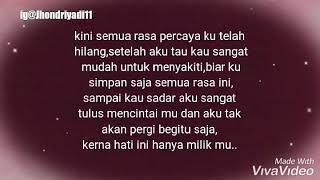 Kata Kata Kecewa,Romantis Baper Puitis