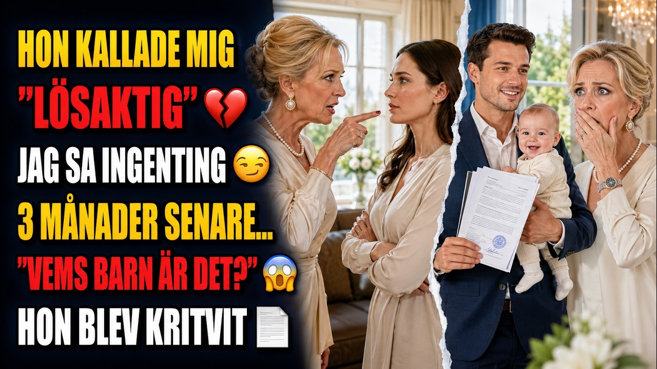 Min svärmor stod framför hela familjen och pekade på mig med sin gällaste röst: "Den sortens kvinna som slingrar sig runt andras män." Hon hade förstört mitt rykte hos grannarna, fått min man att...