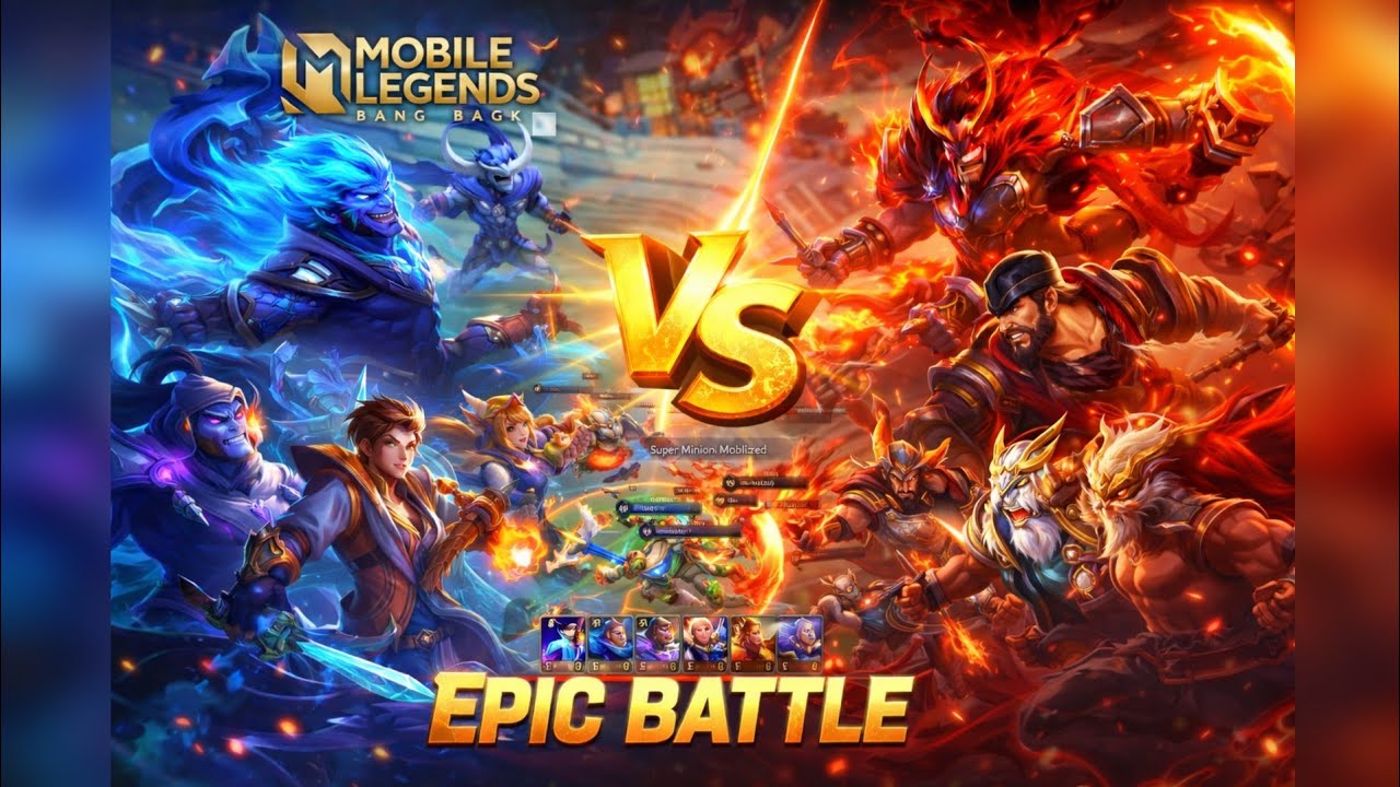 Epic Mobile Legends Battle 🔥 Full Action Team Fight | MLBB Gameplay