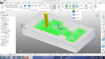 (6)#Autodesk PowerMill #Feature Area Clearance