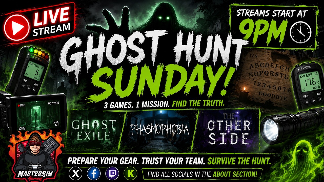Ghost Hunt Sunday: Can We Survive the Hunt? | Phasmophobia