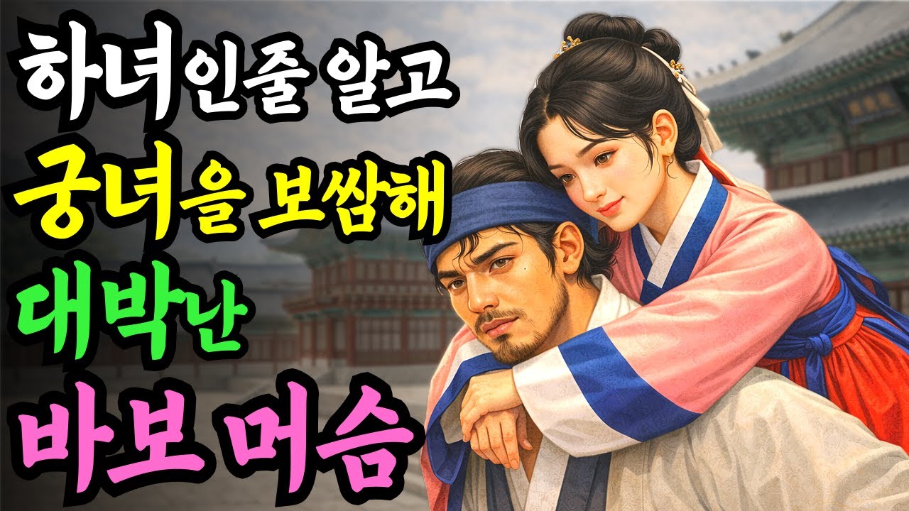 하녀인줄 알고 궁녀를 보쌈한 바보머슴의 기막힌 반전...야담 옛날이야기 설화 전설 신화 민담