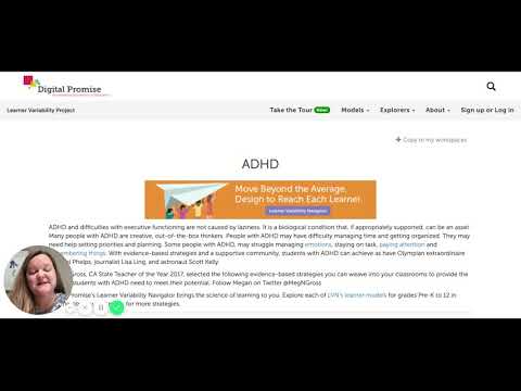 ADHD Signature Workspace - The Learner Variability Project