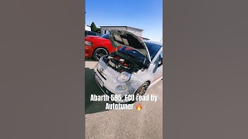 Abarth ECU read by Autotuner 🔥#chiptuning