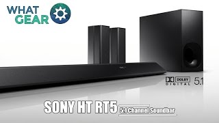 SONY - HT RT5 - 5.1 Channel Soundbar with Rear Speakers