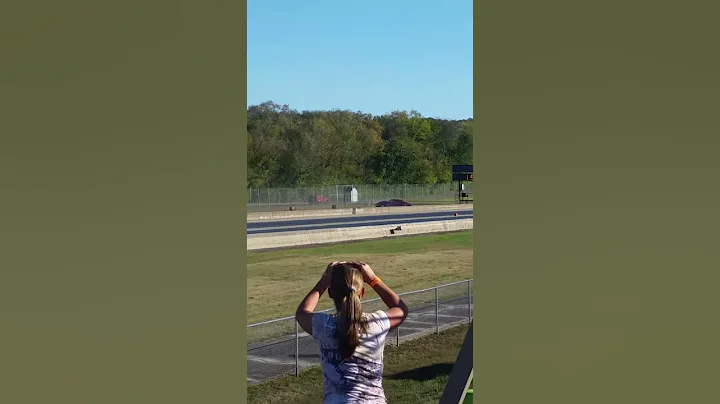 Jason Shubert wheel stand and crash Byron drag way...