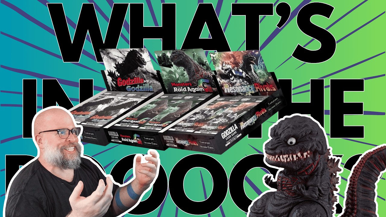 GODZILLA CARD GAME RAIDS AGAIN! Ripping three full booster boxes of the Godzilla TCG!