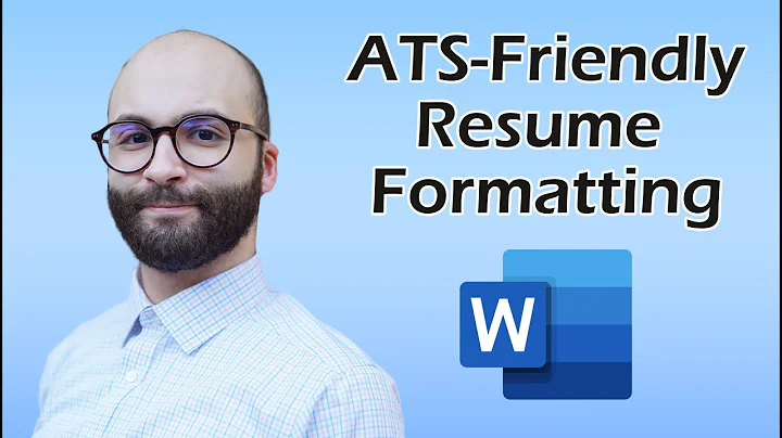 Crea un currículum compatible con ATS utilizando Microsoft Word