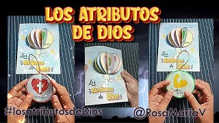 MANUALIDAD Los atributos de Dios PARA NIÑOS CRISTIANOS  @RosaMariaV 🦋