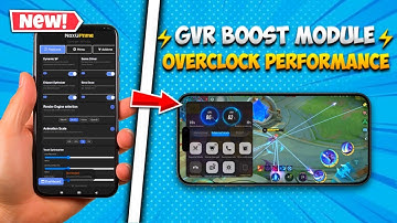⚡Overlock Low-End Phone Performance with New Update GVR Game Booster Module - Boost Fps & Fix Lag !!