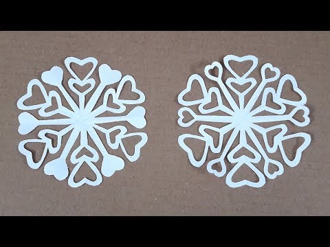 Video Hướng dẫn cắt Bông Tuyết hình Trái Tim |❄????????| How to... - youtube