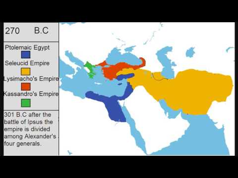 The rise and fall of the Macedonian Empire: Every year