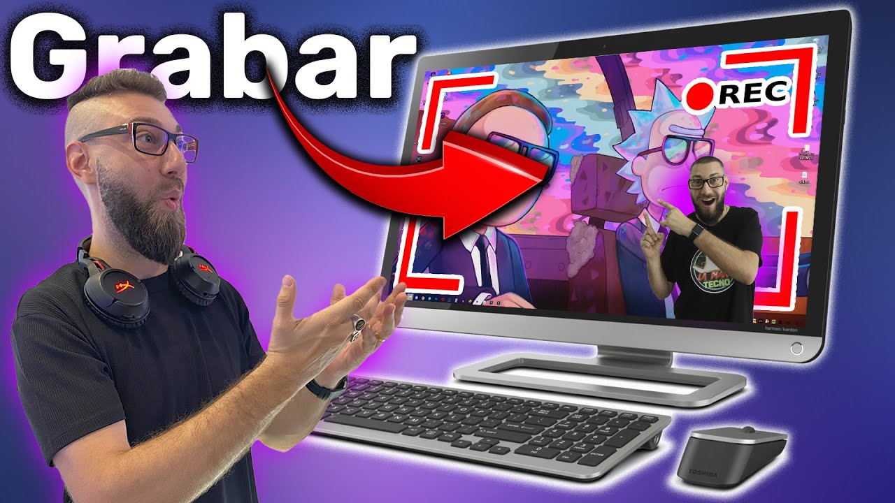 Como GRABAR la PANTALLA de tu PC y WEBCAM | Facil y RAPIDO - YouTube