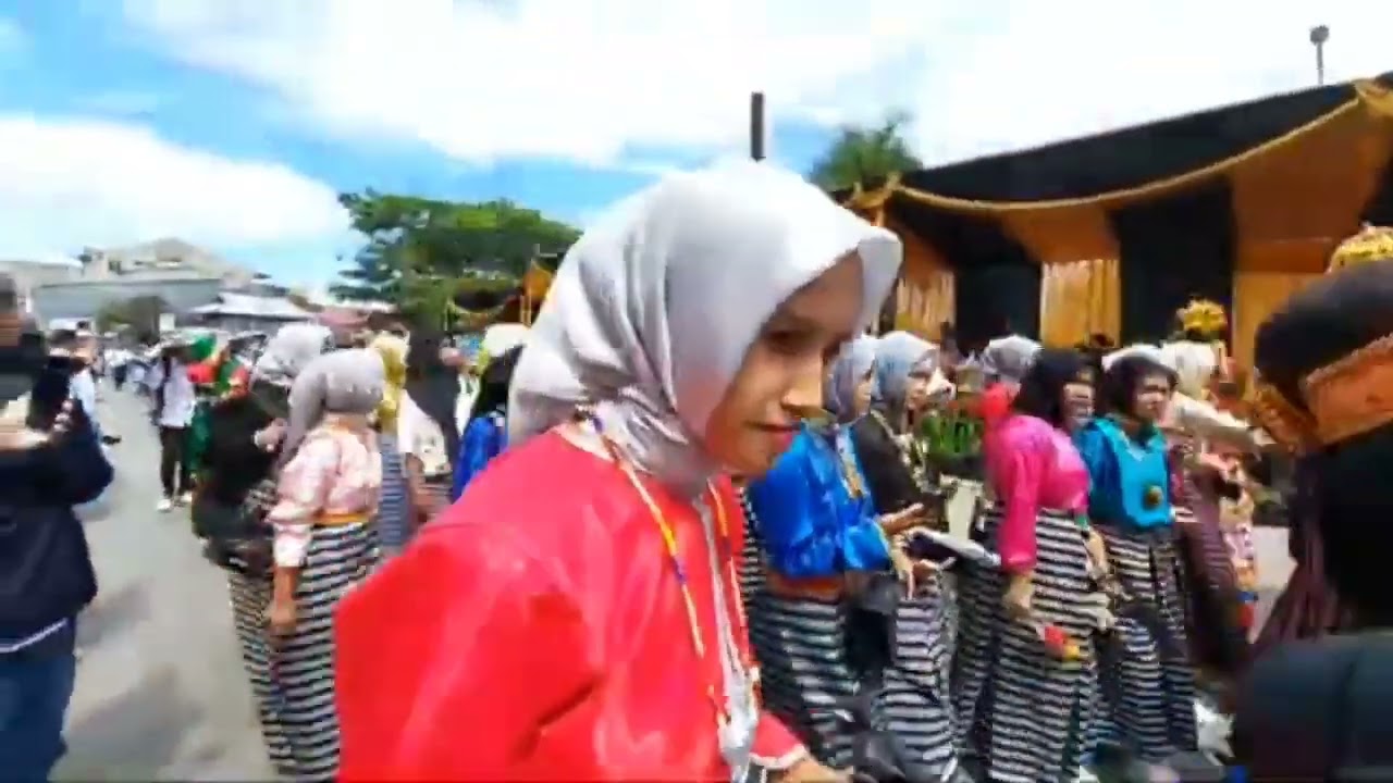 karnaval budaya Wolio kontingen SMAN 1 Baubau