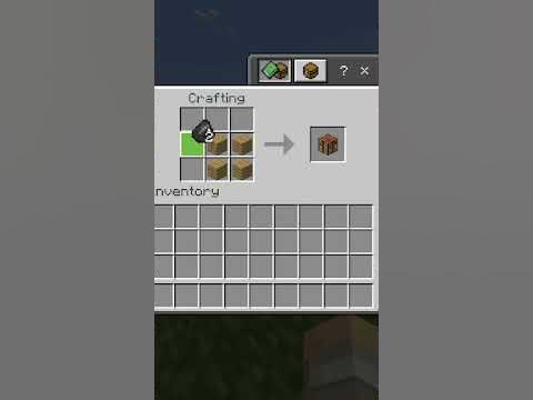 How To Make A Fletching Table In Minecraft #Shorts - YouTube