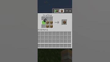 How To Make A Fletching Table In Minecraft #Shorts