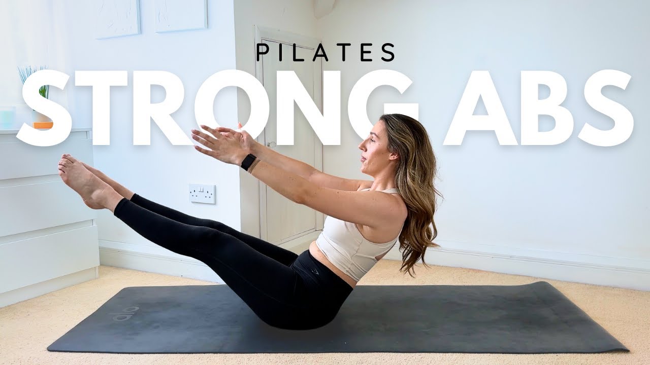STRONG At Home Abs Pilates Workout | All Levels - YouTube