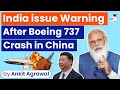 Plane crash in China - India ups surveillance for Boeing 737s after China crash