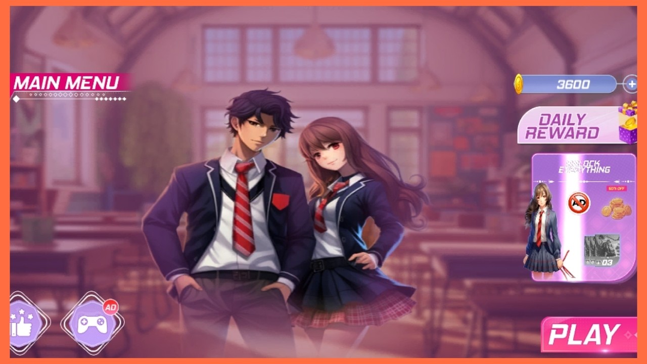 Romantic love life High School Simulator