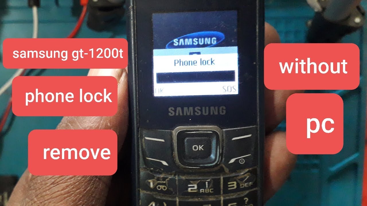 How To Unlock Samsung GT E1200 Unlock Without PC